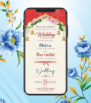 Shiv Parvati Wedding Invitation Video