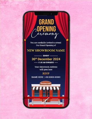 Showroom Grand Opening Invitation 