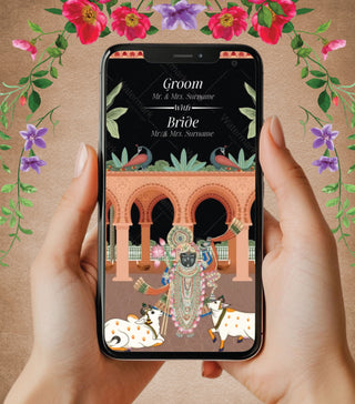 Shreenathji Krishna Wedding Invitation Video