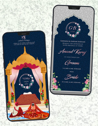 Sikh Wedding Card