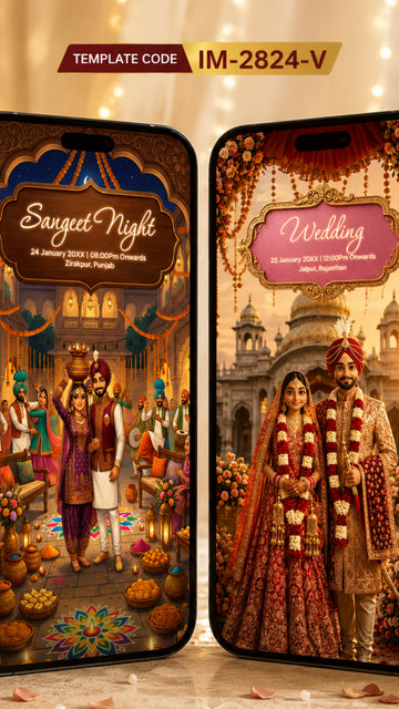 Sikh Wedding Invitation Video