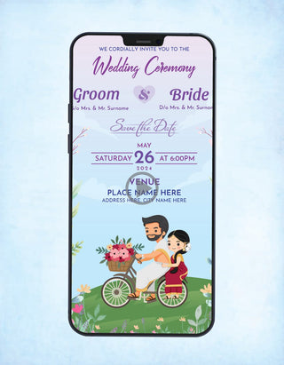 South Indian Wedding Invite Video 