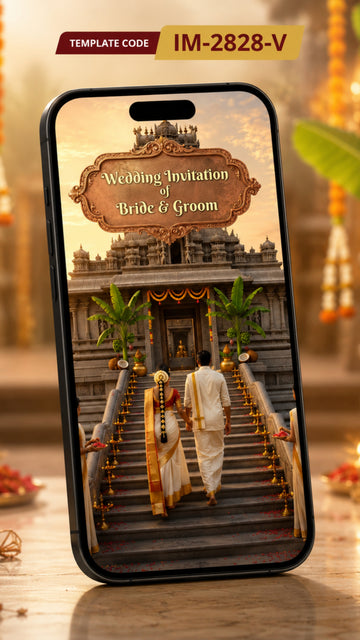South Indian Wedding Invitation Video