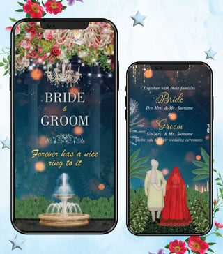 Sparkling Wedding Invitation Video