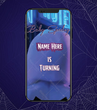 Spider Woman Birthday Invitation Video