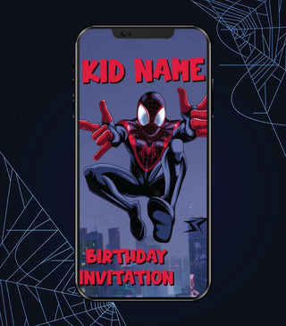 Spiderman Birthday Invitation Video 
