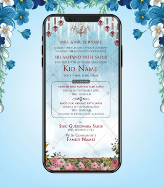 Sri Akhand Path Sahib Invitation Video