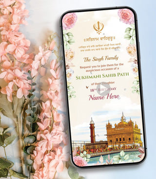 Sukhmani Sahib Path Video Invitation 