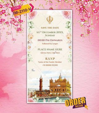 Sukhmani Sahib Path Video Invitation