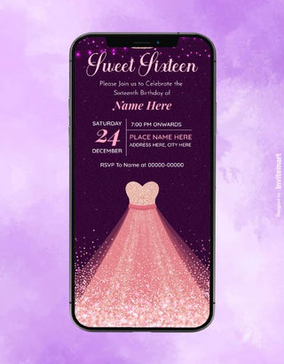 Sweet Sixteen Invitations