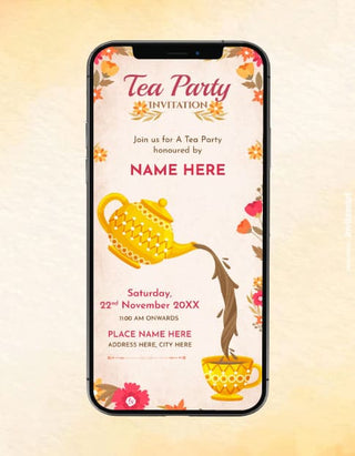 Tea Party Invitation 