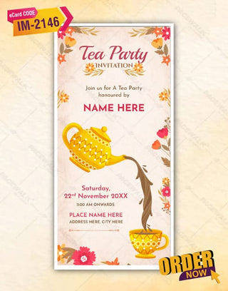 Tea Party Invitation 