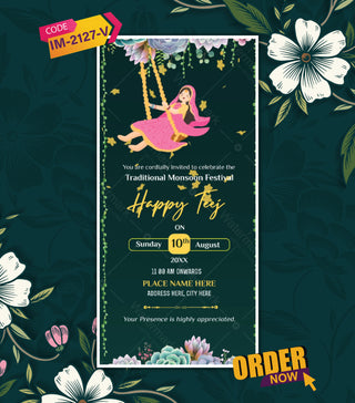 Teej Festival Invitation Video