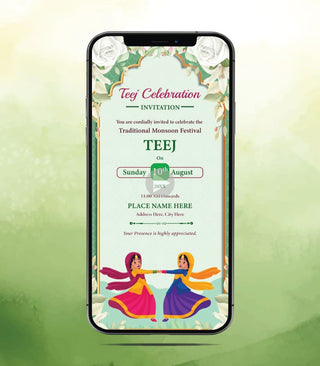 Teej Function Invitation Video