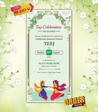 Teej Function Invitation Video