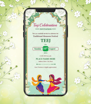 Teej Function Invitation Video