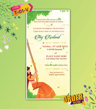 Teej Invitation Video