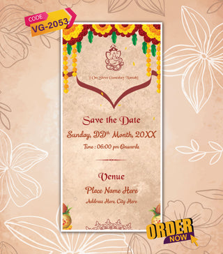 Thread Ceremony Video Invitations