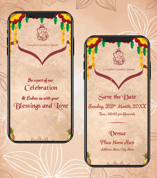 Thread Ceremony Video Invitations