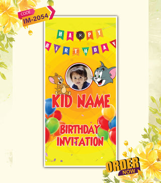 Tom and Jerry Birthday Invitation Video