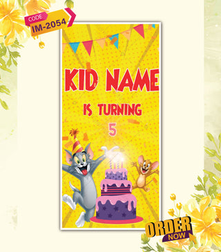 Tom and Jerry Birthday Invitation Video