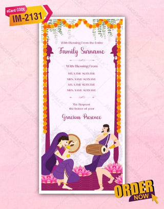 Traditional Multiple Event Wedding Invite Pdf