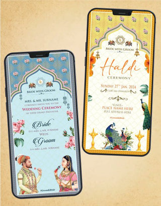 Traditional Wedding Invitation Card