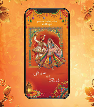 Traditional Rajasthani Wedding Invitation