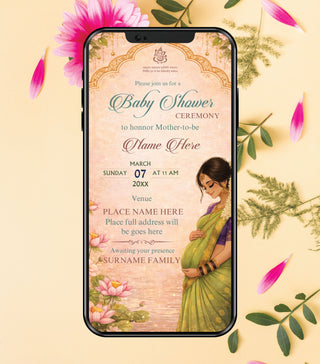 Traditional Baby Shower Invitation 