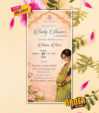 Traditional Baby Shower Invitation 