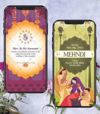 Traditional Hindu Wedding Invitation Video