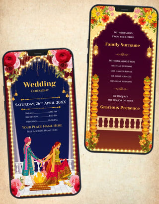 Traditional Indian Wedding Invitation