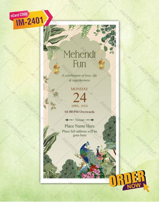 Traditional Wedding Invitation PDF 