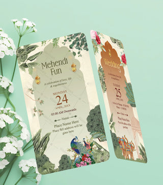 Traditional Wedding Invitation Video Templates