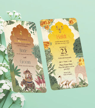 Traditional Wedding Invitation Video Templates