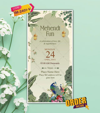 Traditional Wedding Invitation Video Templates