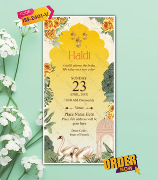 Traditional Wedding Invitation Video Templates