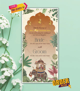 Traditional Wedding Invitation Video Templates