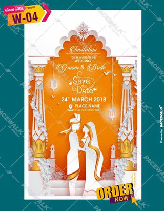 Traditional Wedding Invitation eCards 