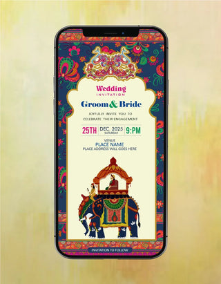 Traditional Wedding Invite 