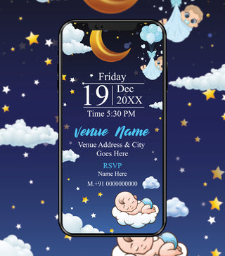 Twinkle Twinkle Little Star Invitation 