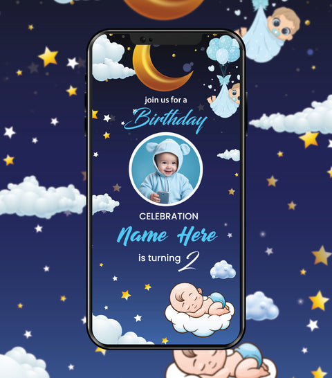 Twinkle Twinkle Little Star Invitation 
