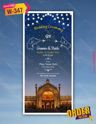 Two States Wedding Invitation