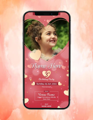 Valentine Birthday Invitations