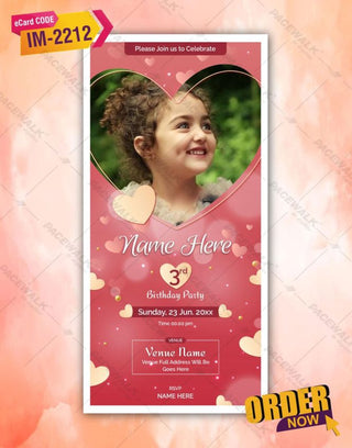 Valentine Birthday Invitations