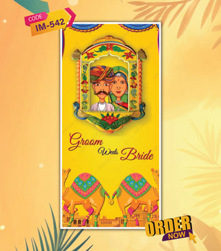 Vertical Rajasthani Wedding Invitation Video4