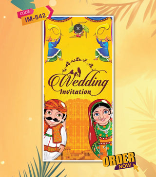 Vertical Rajasthani Wedding Invitation Video3