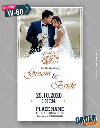 Christian Marriage Invitation Card design