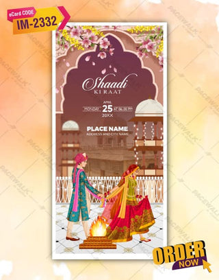 Wedding Card Design Indian