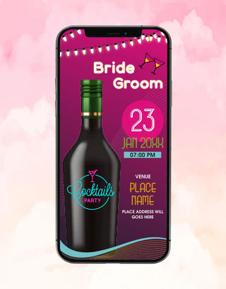 Wedding Cocktail Party Invitation